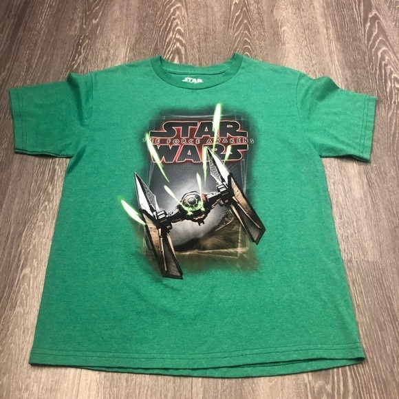 Star Wars Boys T-Shirt‎ Size 2X The Force Awakens - Picture 1 of 4